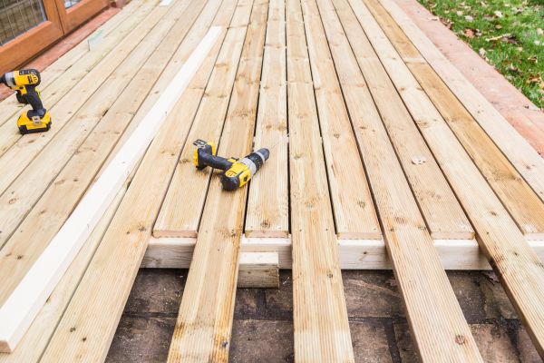 Cost of Damaged Deck Boards Repair in Champaign