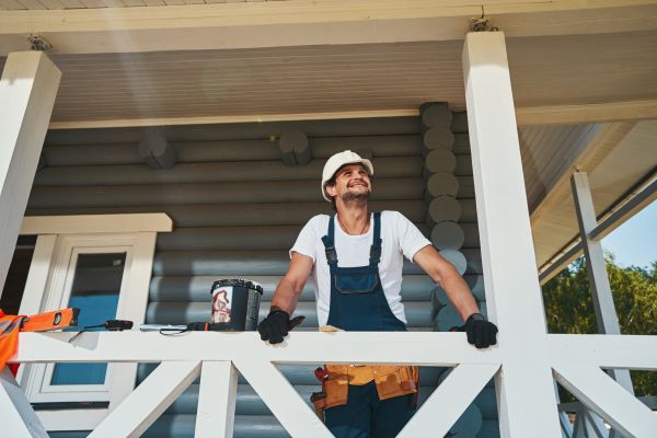Porch Ceiling Construction in Champaign
