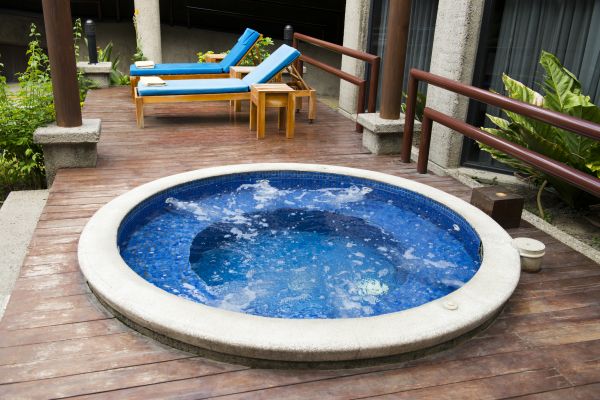Hot Tub Deck Construction in Champaign
